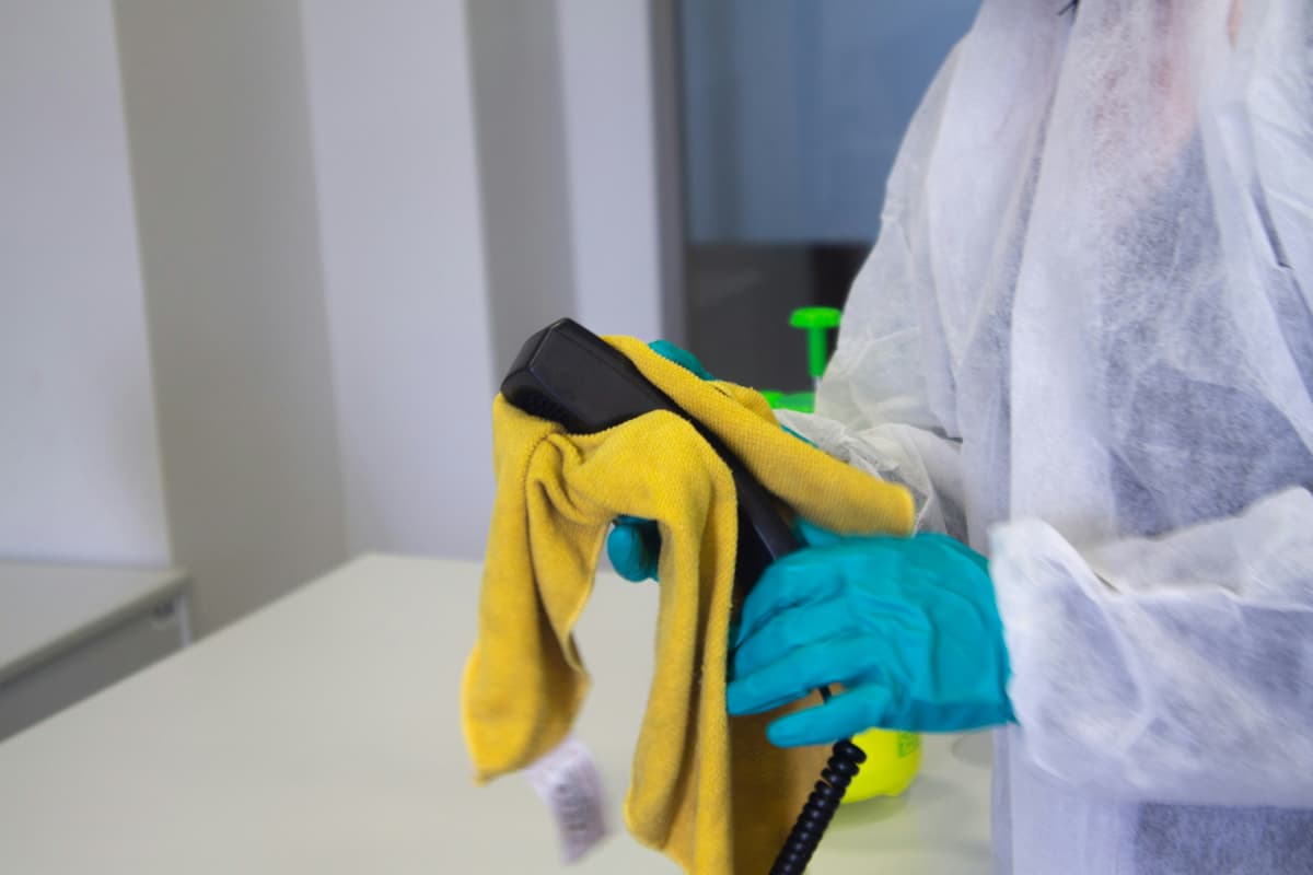 S&M Professional Cleaning team at work